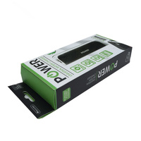 Scatola di carta personalizzata Powerbank scatola di imballaggio con plastica PVC finestra elettronica