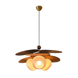Raffia Rattan <b>Chandelier</b> 3-Head Vintage French Retro Style Dining Room <b>Bedroom</b> Light - Product Image 5