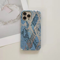 Coque de téléphone de luxe motif serpent en feuille d'or pour iPhone 17 Pro Max, compatible avec iPhone 7, 8, X, XR, XS, 11, 12, 13, 14, 15, 16 Plus, 17 Air – Housse arrière