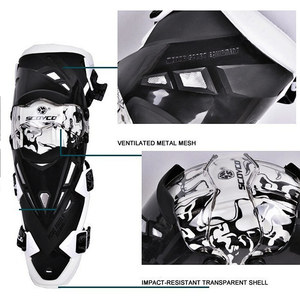 Protections de <span class=keywords><strong>genoux</strong></span> de <span class=keywords><strong>motocross</strong></span> professionnelles personnalisées et flexibles pour adultes, protection complète en 2 parties, sports de plein air, tout-terrain - Product Image 3