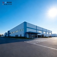 Centre de données en structure métallique, centre de données cloud hyperscale, entrepôt industriel haute résistance, atelier métallique préfabriqué