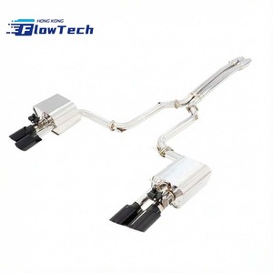 ระบบท่อไอเสีย Valvetronic Catback วัสดุ 304 SS พร้อมปลายท่อแบบ Quad สำหรับรถ Porsche 970 Panamera 3.0T - Product Image 6