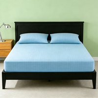 Draps de mise à la terre OEM 80% coton biologique 20% fil d'argent, draps-housses de mise à la terre rectangulaires, housse de lit de mise à la terre
