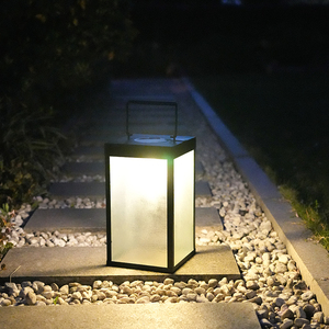 विश्वास चीनी शैली के आउटडोर बगीचे पवन लैंप सौर ऊर्जा संचालित क्रिसमस लालटेन धातु सौर ऊर्जा से चलने वाले उद्यान पवन लैंप - Product Image 1