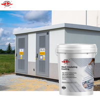 Peinture liquide acrylique imperméable à l'eau et isolante thermique, revêtement extérieur élastomère, peinture fraîche pour murs en béton et meubles