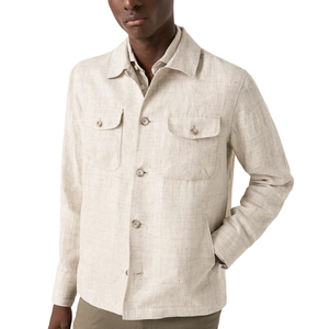 Camicie da <span class=keywords><strong>uomo</strong></span> traspiranti e Casual con tasche Overshirt di alta qualità a maniche lunghe in stile 100% personalizzate in fabbrica - Product Image 3