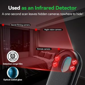 Rastreador Inteligente Portátil Compatible con Apple Find <span class=keywords><strong>My</strong></span>, Detector de Lentes de Cámaras Espía, Alarma de Vibración para Habitaciones de Hotel, AirTag - Product Image 4