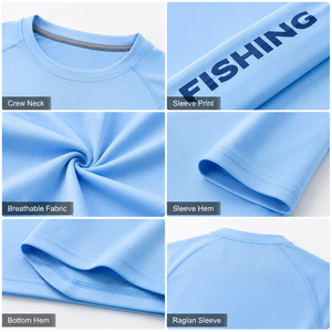 Camisetas de Pesca Personalizadas para Niños con Protección Solar UPF 50+, Secado Rápido, Manga Larga, OEM ODM - Product Image 3