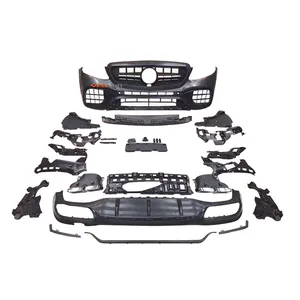 W213 e63s AMG cơ thể Kit GT lưới tản nhiệt bội hoàn chỉnh cho Mercedes Benz E200 E260 E300 2016 2017 2018 - Product Image 1
