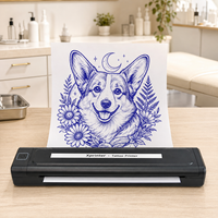 Printer Stencil Tato Termal Mini A4 Xprinter K82 yang Ditingkatkan dengan Pengaturan Nirkabel Mudah untuk Pemula