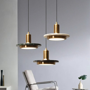 Lustre moderne pour hall d'hôtel, décoration de projet de luxe, luminaires suspendus en verre pour plafond - Product Image 1