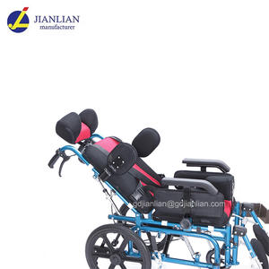 Silla de ruedas Manual portátil para niños, de aluminio, altura ajustable - Product Image 4