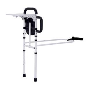 <span class=keywords><strong>Lit</strong></span> <span class=keywords><strong>d</strong></span>'<span class=keywords><strong>appoint</strong></span> pliable et réglable en plastique, style luxe léger moderne 2025, avec barrière de sécurité latérale simple anti-chute, mobilier hospitalier - Product Image 6