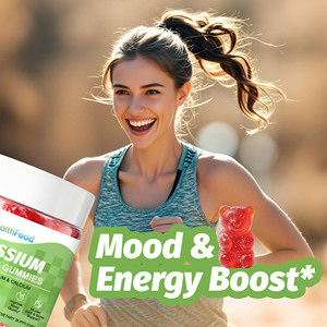 Gummies de potassium et de magnésium en gros pour usines : favorisent l'humeur, la relaxation et soutiennent les os et les muscles avec des suppléments alimentaires - Product Image 2