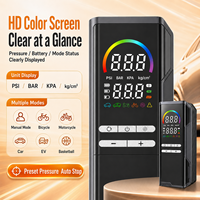 Nouveau Compresseur d'Air Portable Électrique Sans Fil Rechargeable 6000mAh pour Voiture, Gonfleur de Pneus Numérique avec Écran Couleur, Urgence 2026