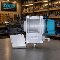 TOUA CN80 PALF Tête de clouage pneumatique industrielle pour bobines, machine de fixation automatisée OEM pour la fabrication de palettes et d'échelles en bois