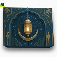 Kalender Advent Ramadan Eid Mubarak 30 Kotak Hadiah untuk Dekorasi Muslim