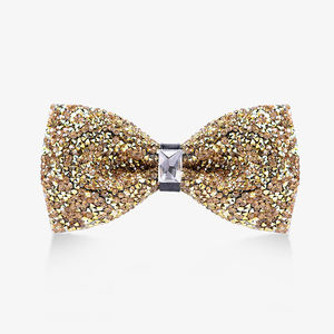 Nœud Papillon Brillant pour Fête de Noël et Cocktail, Disponible en Plusieurs Couleurs – Robe de Marié et de Garçon d'Honneur pour Homme – Robe Scintillante – <span class=keywords><strong>Mariage</strong></span> - Product Image 1