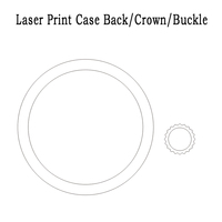 Impression personnalisée du cadran avec logo/Boîtier imprimé au laser/ServicE d’assemblage de montres sur mesure