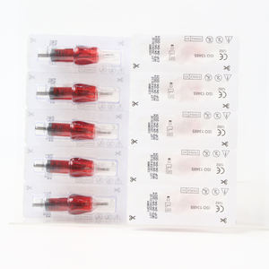 Agujas universales para cartuchos de tatuaje, 100 unidades, RL <span class=keywords><strong>RS</strong></span> RM M1, agujas desechables profesionales para tatuaje, maquillaje permanente, cartuchos seguros para artistas - Product Image 4