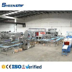 Automatic complete beverage canning line aluminum can carbonated drinks can line production