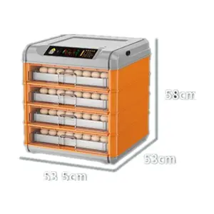Incubateur de poulet 256 œufs, couveuse de poulet Mini incubateur d'œufs automatique au qatar, conteneur d'œufs