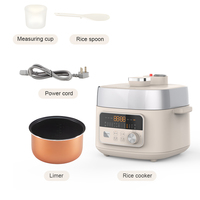Cuisinière à pression électrique intelligente professionnelle 2,5 L 800 W avec écran numérique LED et préréglages intelligents, haute efficacité, multi-usages