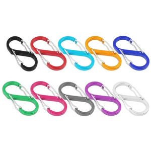Mosquetón de Aleación de Aluminio en Forma de S, Multicolor, para Mochila, Clip Resistente para Cuerda, Capacidad de Carga de 10 kg - Product Image 2