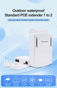 100Mbps 1 trong 2 out PoE Extender tiêu chuẩn không thấm nước IEEE802.3af/at Repeater Poe cho ngoài trời cctv IP Camera giám sát sử dụng - Product Image 2