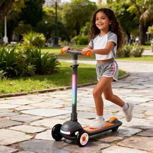 Scooter esterno intelligente in alluminio <span class=keywords><strong>2</strong></span> - in - 1 con ruota luminosa per bambini di 6-8 <span class=keywords><strong>anni</strong></span> - Product Image 3