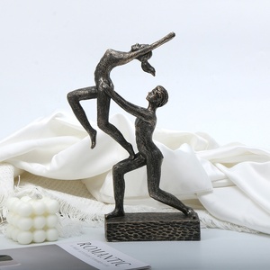 Decorazione Astratta con Figura Umana, Artigianato in Resina, Ornamenti Artistici, Arredamento per la Casa, Regalo Aziendale per Matrimoni, Compleanni e Inaugurazioni - Product Image 1
