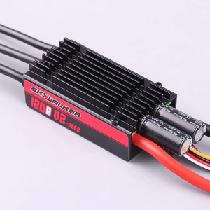 Controlador Electrónico de Velocidad (ESC) sin Escobillas Hot SkyWalker 120A V2 UBEC con Ajuste Eléctrico de Retropulsión para Modelos de Aeronaves - Product Image 2