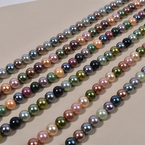 4mm 6mm 8mm 10mm 12mm Multi Colors Jewelry Imitation Shell <strong>Pearl</strong> <strong>Beads</strong> , Through Hole Premium Imitation Shell <strong>Beads</strong> - Product Image 4