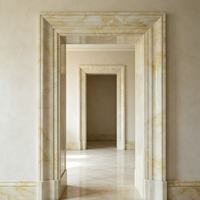 Décoration murale pour cadre de porte et fenêtre en faux marbre PS de haute qualité Banruo