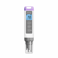 Testeur de qualité de l'eau portable Bluetooth JUNMU / Étanche IP67 / Modes d'affichage multiples / Solutions de calibration multiples