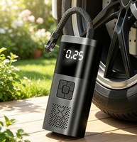 Tire Inflator Portable Air Compressor Pump With Tire Pressure Gauge
