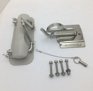 MagiDeal-Conjunto de DAST rápido de acero inoxidable con almohadilla y mango de montaje de liberación rápida, accesorios para barcos, hardware marino - Product Image 3