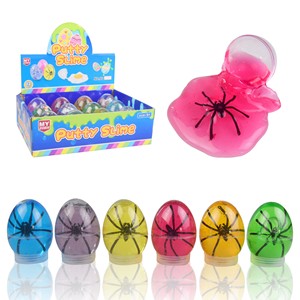 Venta al por mayor Fluffy Crystal Jelly Slime Egg Educativo No tóxico Colorido DIY Crazy Charms Putty Slime - Product Image 3