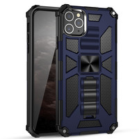 Avec support invisible TPU PC Hard Armor Shockproof Phone Case pour Iphone 16 Plus 15 6 7 8 SE2 12 Mini