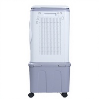 Nouveau mini-refroidisseur d'air évaporatif portable en plastique, 12 vitesses, économie d'énergie, faible bruit, à brancher pour une utilisation domestique et extérieure