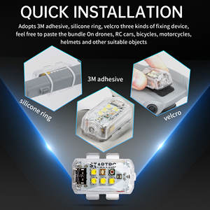 <span class=keywords><strong>STARTRC</strong></span> Lumière stroboscopique clignotante de 5 kilomètres pour drones DJI <span class=keywords><strong>Avata</strong></span> 2, lumière nocturne extérieure RGB pour accessoire de drone DJI Mini 4K - Product Image 5