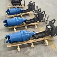 Tarière de forage haute performance de 50 mm de diamètre pour mini-pelle, compatible avec les excavatrices agricoles, moteur de 4,5 à 6 tonnes