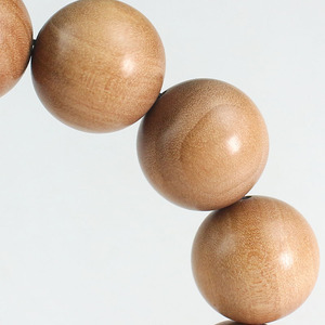 Bracelet de prière en bois de santal ancien de 18 mm, perles rondes, pour homme, style chinois traditionnel, cadeau - Product Image 3
