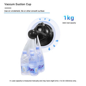 Ventosa de goma al vacío de adsorción N-Star, base de bola de 1 pulgada, soporte para parabrisas, soporte para teléfono móvil de coche, montaje de celda para ram - Product Image 4