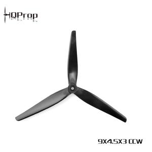 Juego de Hélices MacroQuad HQ de 9x4.5x3mm, Tres Aspas, 1 CW y 1 CCW, Negras, Alta Eficiencia, Duraderas, para Drones de Carreras y Multirrotor - Product Image 3