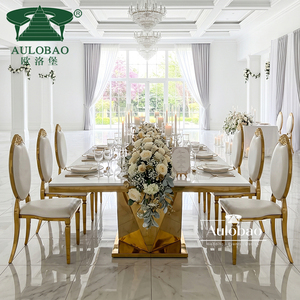 Luxury High Back Stainless Steel Stacking Royal Wedding and Event <b>Chairs</b> - Product Image 6