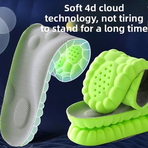 <span class=keywords><strong>Solette</strong></span> Sportive 4D Super Leggere con Cuscinetto ad Arco Completo in Gel PU, Antibatteriche, Assorbenti del Sudore, Traspiranti, Altamente Elastiche - Product Image 3