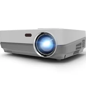 Full HD Projector Quad Core Android 4.4.2 OS, WiFi Projector 1080P With  HDMI USB Support MKV 1920*1080 Moive Free Shipping