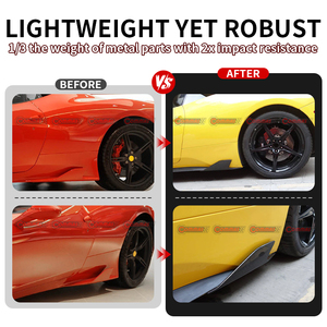 Latest New Design Carbon Fiber OEM Style Auto Parts Car Side Skier Corner For Ferrari 458 Body Parts - Product Image 3