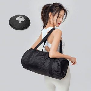 Sac de sport pliable grande capacité avec fermeture éclair circulaire, sac de voyage pliable pour le week-end - Product Image 5